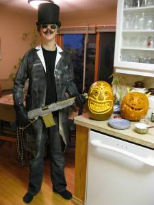 great 'tache, even better pumpkin